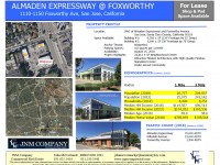 For Lease Flyer - Almaden Expressway @ Foxworthy